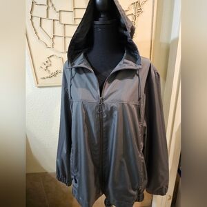 NWOT Goodfellow & Co Men's Charcoal Golf Windbreaker 100% Polyester M